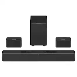 Ultimea - Poseidon M90 5.1.2ch Fully Wireless Sound Bar with Dolby Atmos, Dual Up-Firing,HDMI eARC, Bluetooth 6.0, 384W