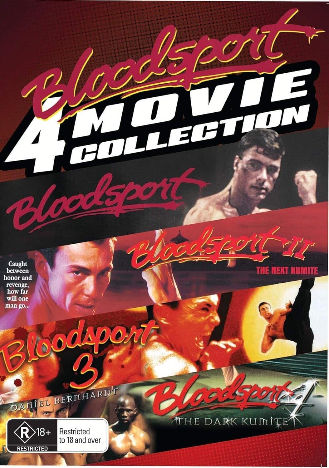 Bloodsport: 4 Movie Collection   - DVD