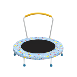 LOVMOR - 3 FT Trampoline with Handle Recreational Trampoline for Kids