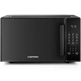 Chefman - Countertop Microwave Oven 1.1 Cu. Ft., 1000 Watts with 6 Presets and 10 Power Levels - Black