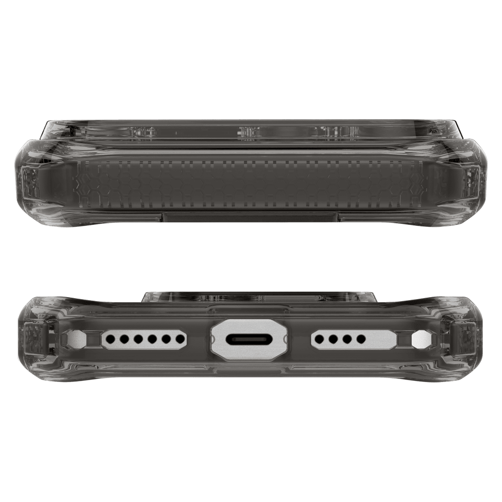 Alt View 2. Itskins - HYBRID R // VAPOR MagSafe Case for Apple iPhone 18 Pro Max / 17 Pro Max - Black.