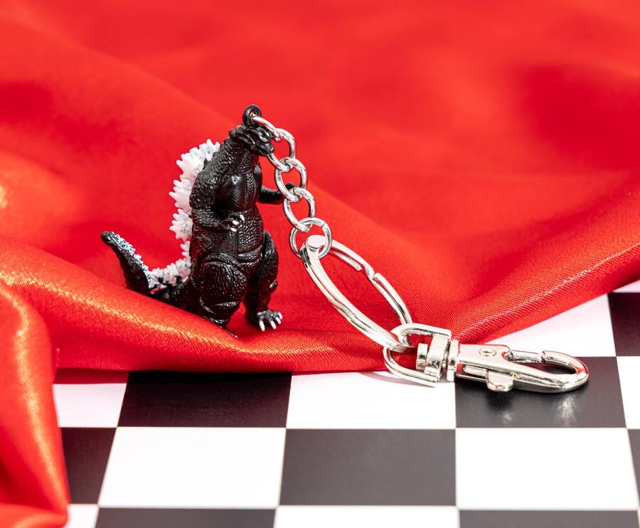 Godzilla Backpack Keychain SalesOne LLC Godzilla 3D Enamel Charm Keychain Black THG1GDZ3DKC01 ...