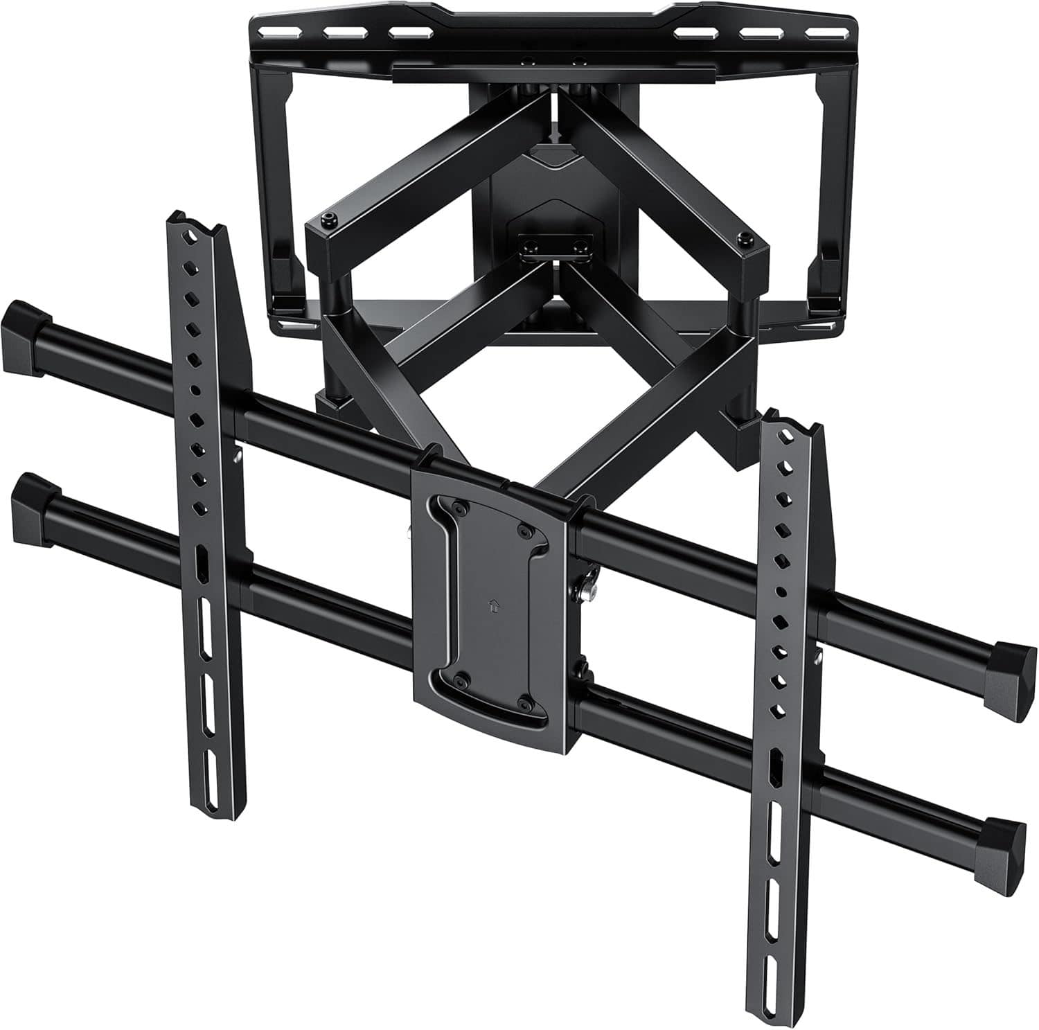 FINEAK - Full Motion TV Wall Mount for 37-82 Inch TV, TV Mount Articulating with Swivel Tilt - Black