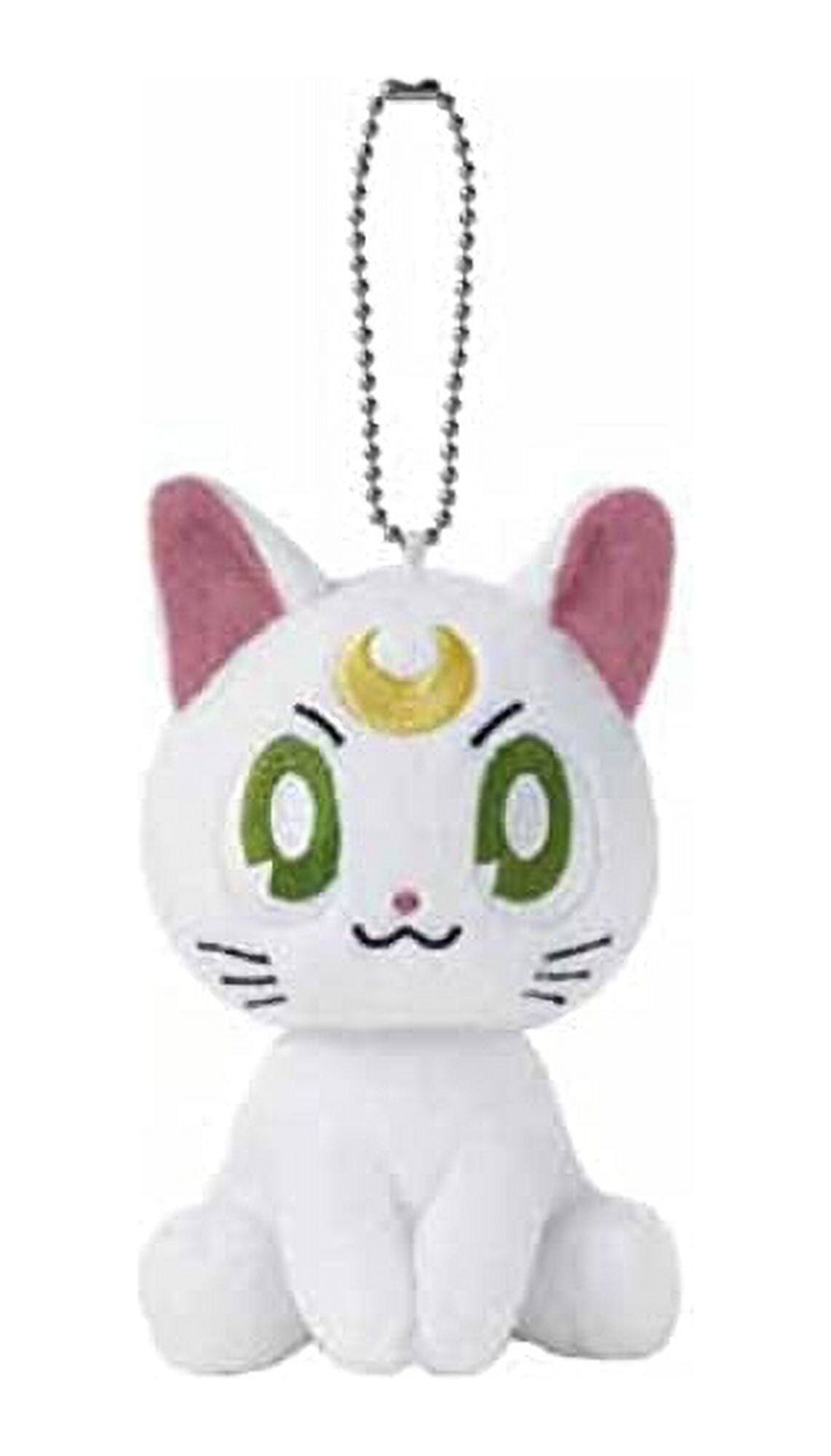 Alt View 3. Banpresto - Banpresto Sailor Moon Artemis 4 Inch Plush Keychain.