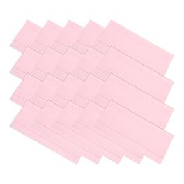 Unique Bargains - Eyeglass Microfiber Cleaning Cloth 6"x6", 20pcs Soft Wipe for Lens, Eyeglasses, Screens in Individual Vinyl Pouch - Pink