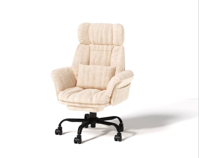 Bestier - Ergonomic Office Chair with Massage, Adjustable Headrest and Armrest Criss Cross Comfy Vanity Chair for Home Office - White price history on PriceWatchPro