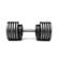 Alt View 3. NordicTrack - Set of Two NordicTrack 55 lb. Adjustable Dumbbells - Black.
