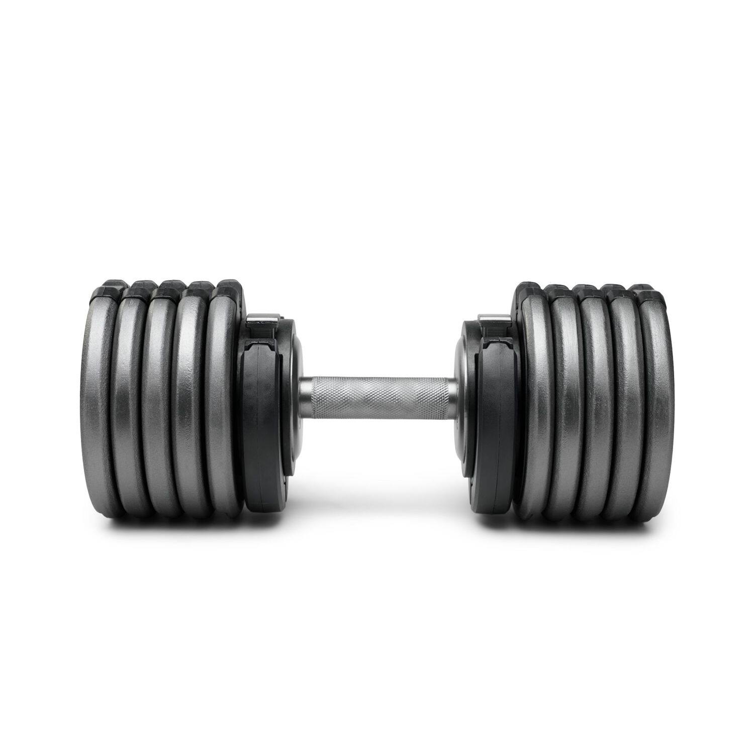 Alt View 3. NordicTrack - Set of Two NordicTrack 55 lb. Adjustable Dumbbells - Black.
