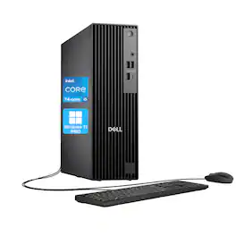 Dell - Pro Slim SFF Desktop, Intel Core i5-14500, 16GB DDR5, 1TB SSD, Wi-Fi 6E, DP & HDMI, Windows 11 Pro - Black
