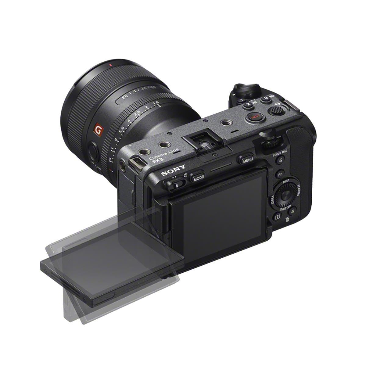FE 1.4/24 GM  
14 2,8 G  
56.14.20  
Line 2 Cinema FX3  
SONY MODE  
VB MENU  
FOCUS MAG 5  
FA DISP  
ZESSA  
PEAKING  
SHUTTER