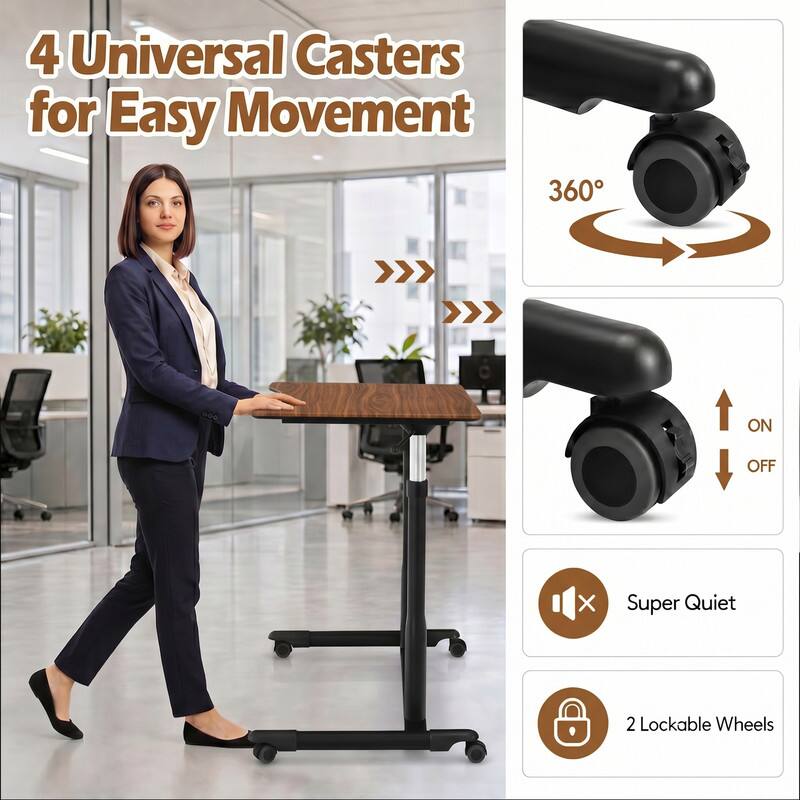 4 Universal Casters for Easy Movement  
360° ON OFF  
Super Quiet  
2 Lockable Wheels