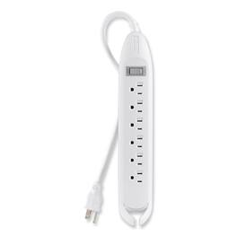 Belkin - Power Strip, 6 Outlets, 12 ft Cord - White