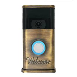 Michael Healy - Welcome Video Doorbell Cover (Ring 2nd Gen) - Antique Brass