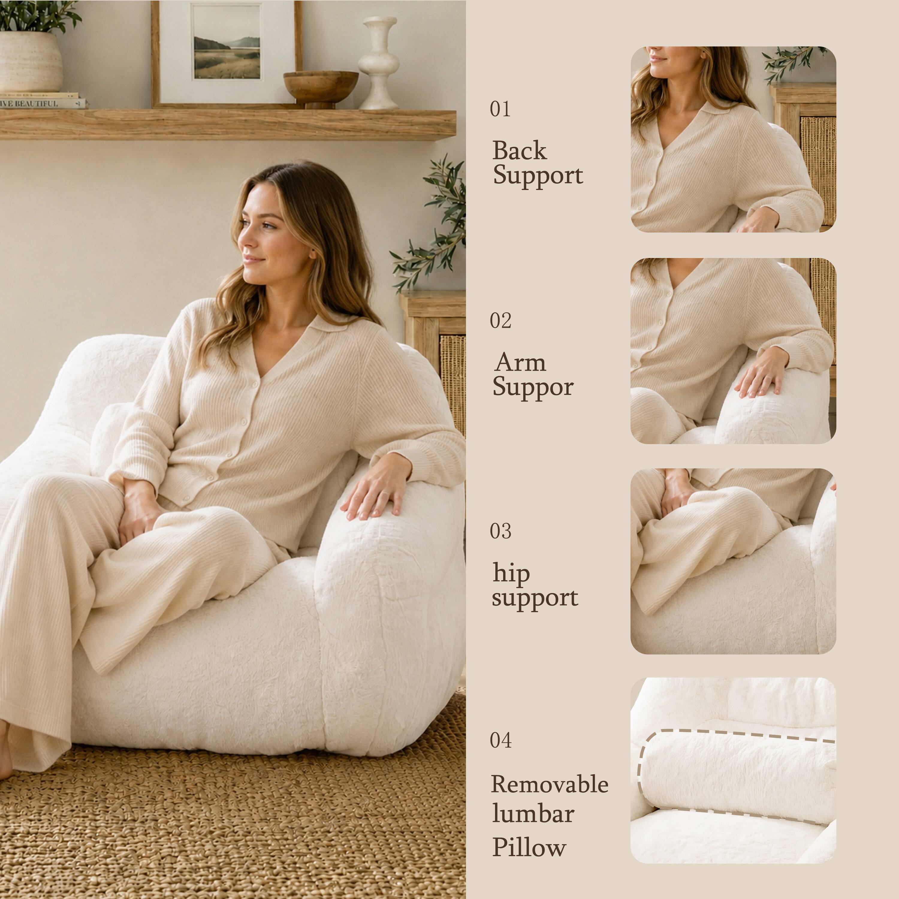 NE BEAUTIFUL

01
Back Support

02
Arm Support

03
Hip Support

04
Removable lumbar Pillow