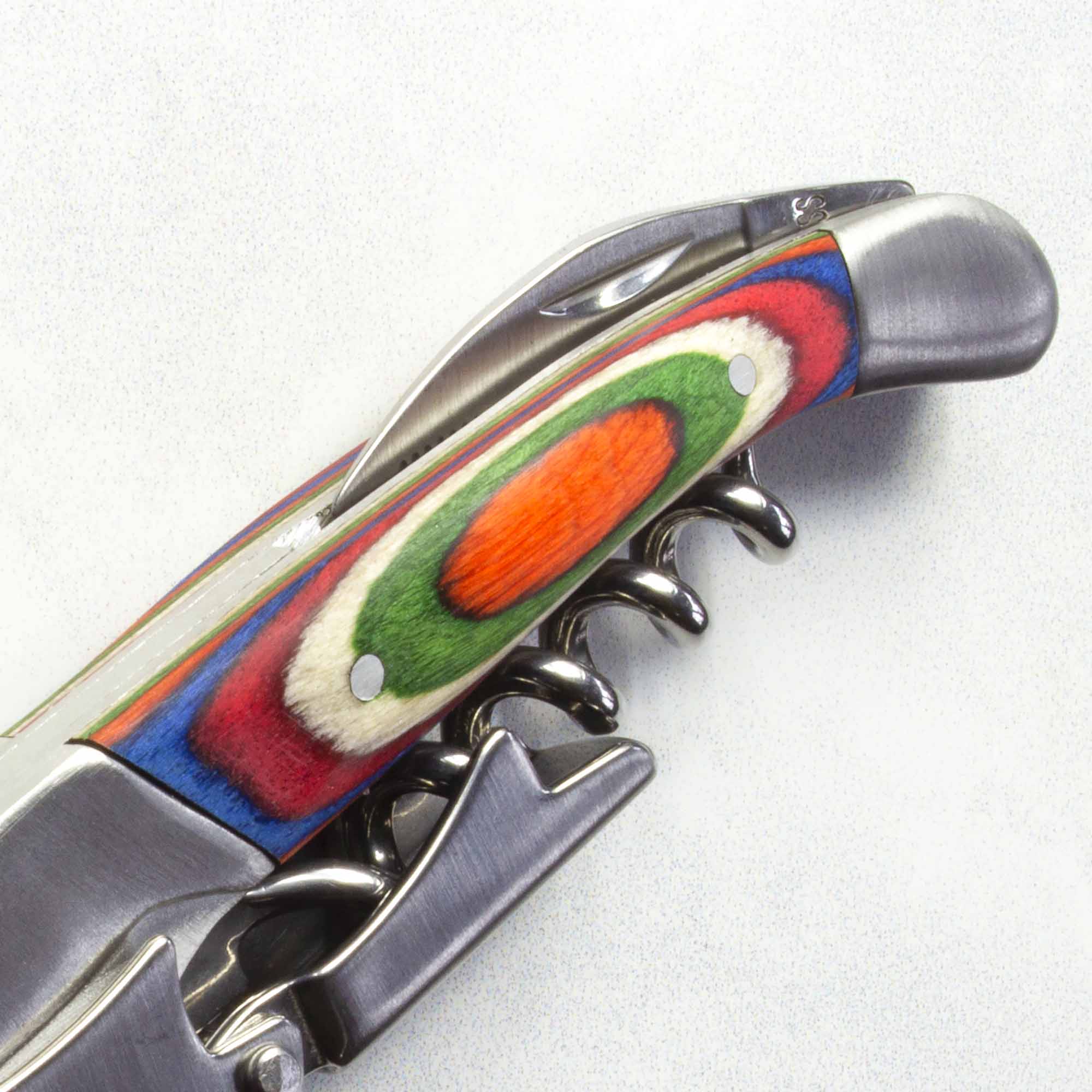 Back. Baltique - Marrakesh Collection 7-Piece Bartending Kit - Red, Blue, Green, Orange.