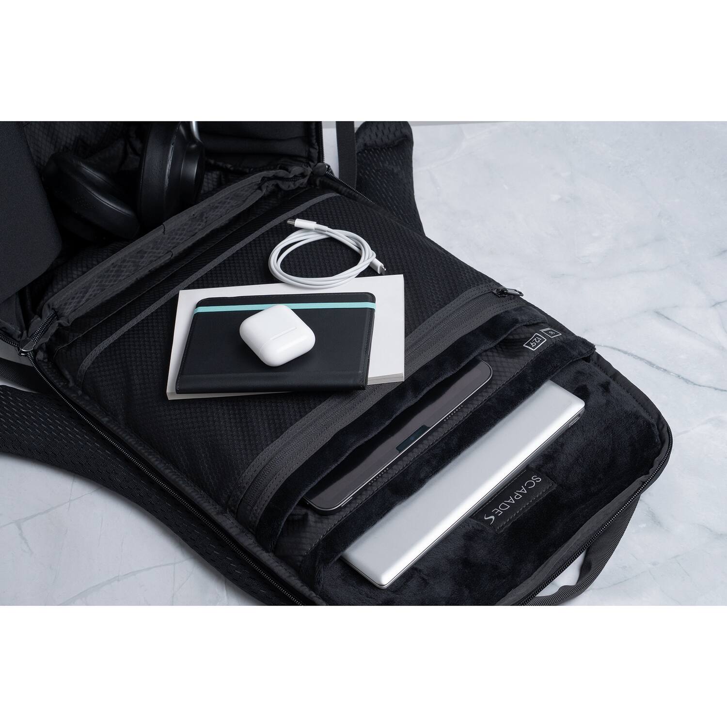 Scapade AirPack BackPack with Find My Tracker, TSA Approved Lock
