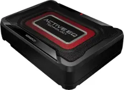 Kenwood - KSC-PSW7EQ 8.25" x 5.5" 80 watt Powered Subwoofer - Black - Front_Zoom
