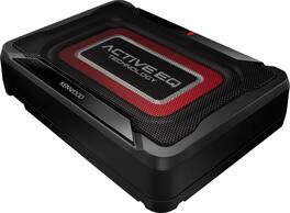 Kenwood - KSC-PSW7EQ 8.25" x 5.5" 80 watt Powered Subwoofer - Black