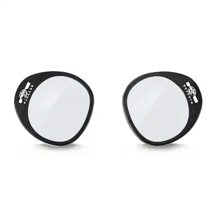 Front. VOY - Adjustable VR Prescription Lenses for Meta Quest 3 - (SPH: +3D to -3D) Black.