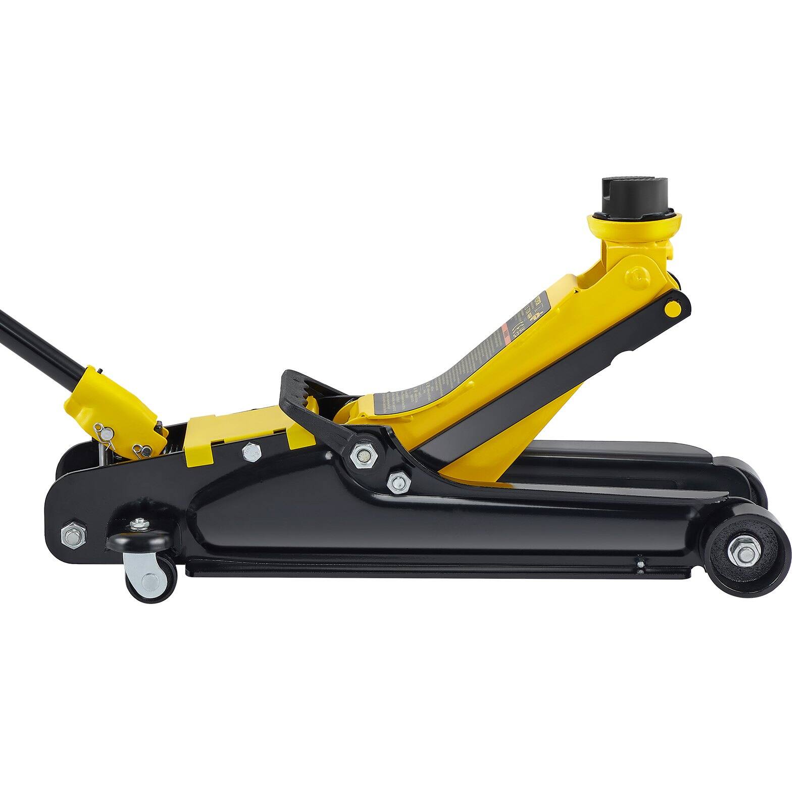 Glintex - 2.5 Ton Low Profile Steel Hydraulic Floor Jack for Cars and SUVs - Natural