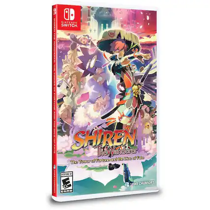**Nintendo Switch**
**Shiren the Wanderer: The Tower of Fortune and the Dice of Fate**
**The Tower of Fortune**
**Spike Chunsoft**
**Everyone 10+**
**ESRB**
**E 10+** - E10+ (Everyone 10+)