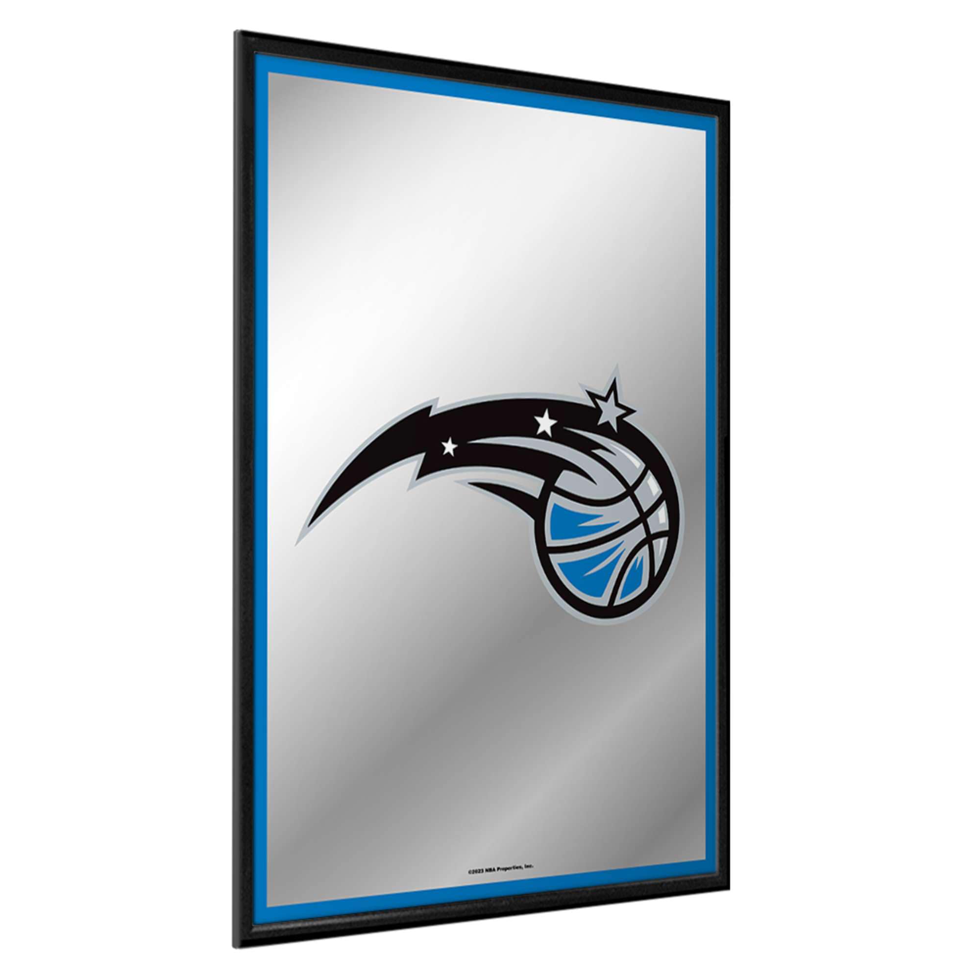 Alt View 1. The Fan-Brand - Orlando Magic 19" x 27" Framed Mirrored Wall Sign - Multicolor.