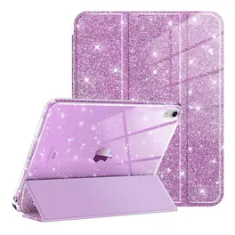 Kitcheniva - Sparkly Glittering Design Slim Case For iPad (A16) 11th Gen / iPad 10th Gen - Purple