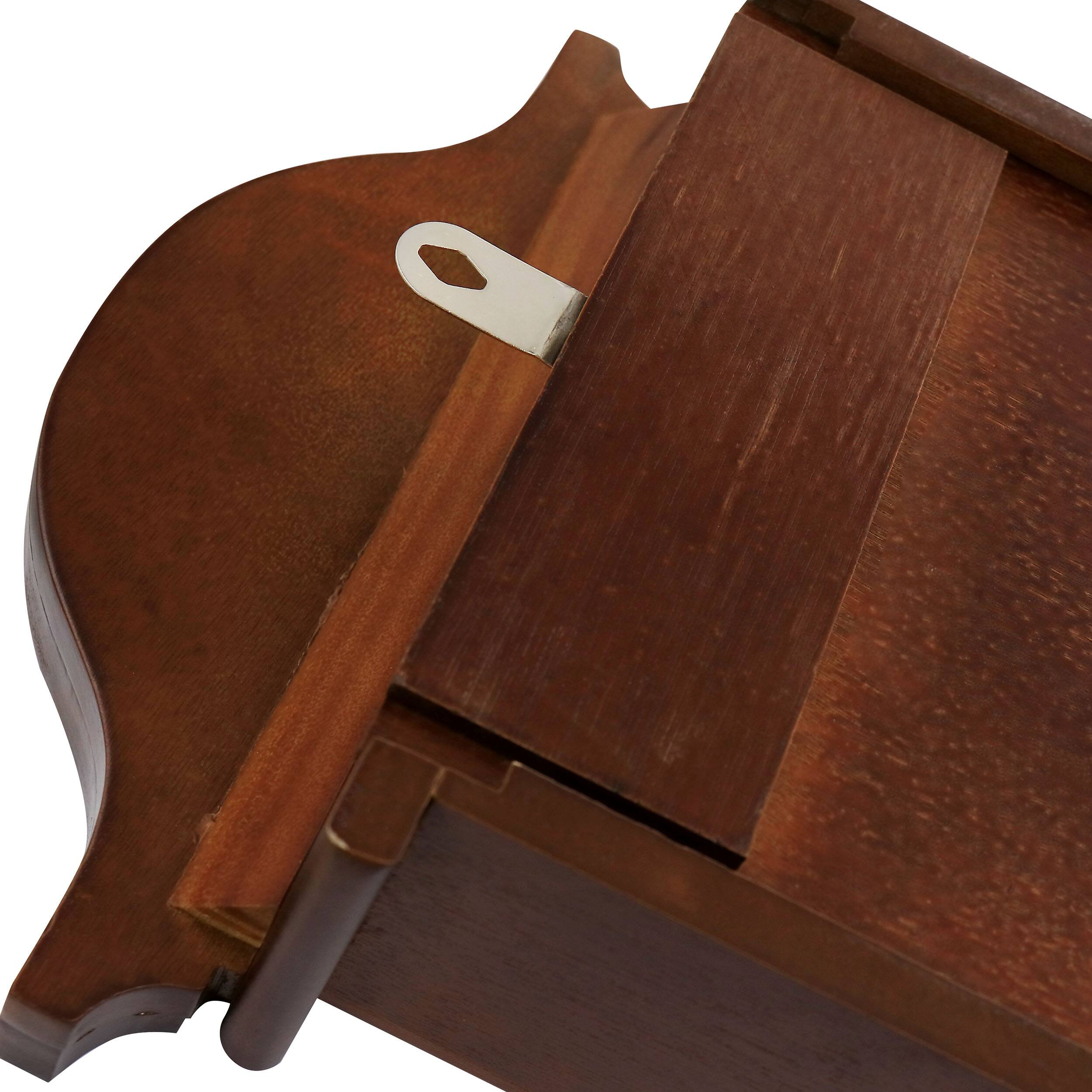 Alt View 5. Bedford Clock Collection - Bedford Clock Collection Jacob 22.75 Inch Mahogany Chiming Pendulum Wall Clock - Brown.