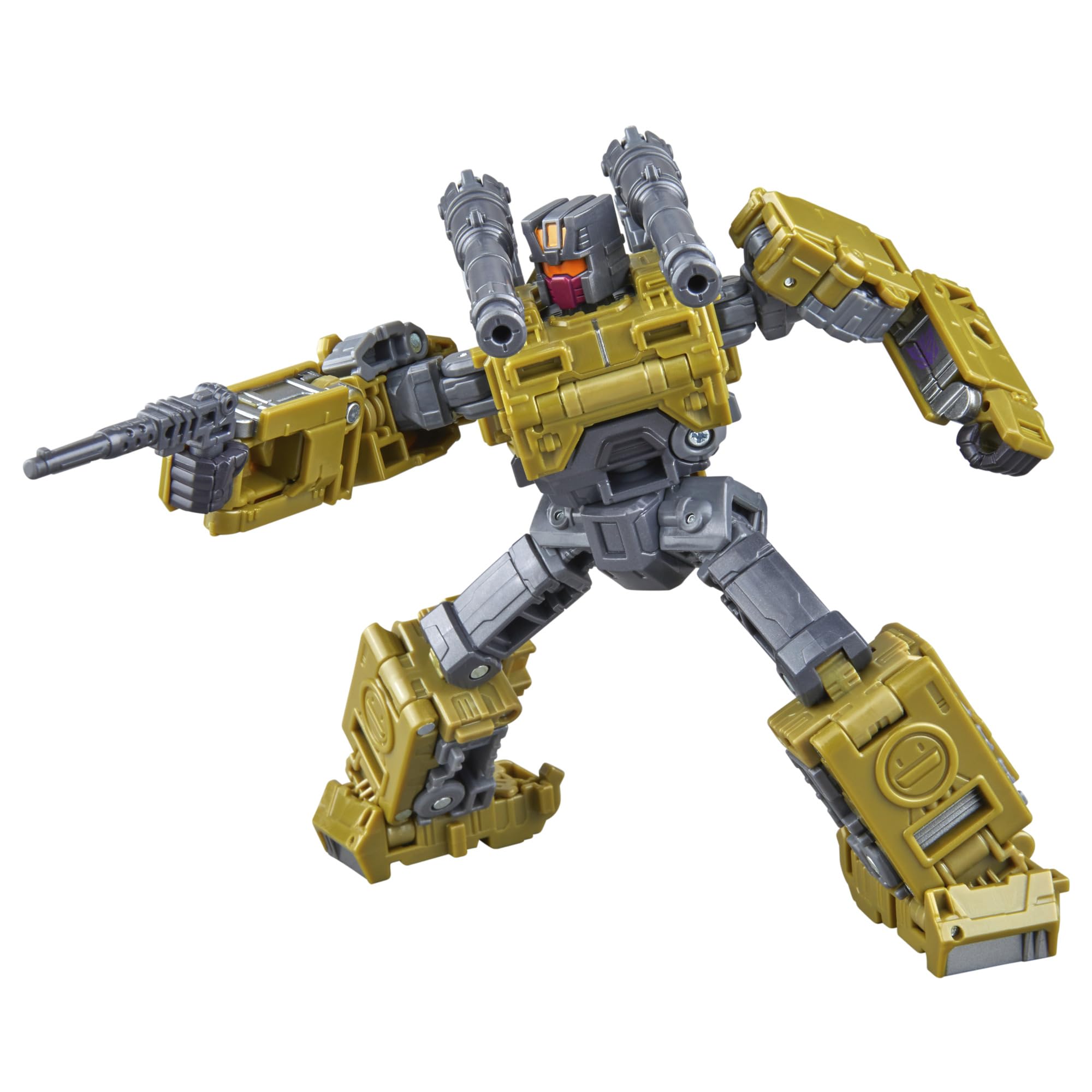 Alt View 4. Transformers - Transformers Age of The Primes Combaticon Brawl, Voyager Class 5.5-Inch Converting Action Figure, Robot Toys for Ages 8+ - Multicolor.