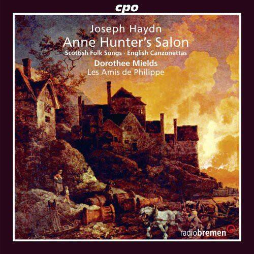 cpo  
Joseph Haydn  
Anne Hunter's Salon  
Scottish Folk Songs · English Canzonettas  
Dorothee Mields  
Les Amis de Philippe  
radiobremen