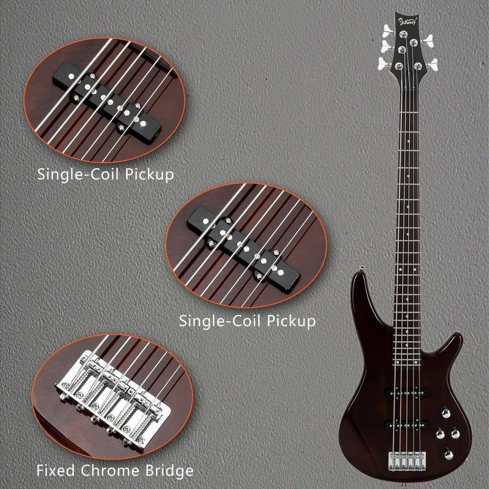 - Single-Coil Pickup
- Single-Coil Pickup
- Fixed Chrome Bridge