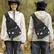 Alt View 4. mosiso - Sling Bag Crossbody Shoulder Bag Travel Hiking Daypack Chest Bag with Front Square Pocket&USB Charging Port - Retro Flower.