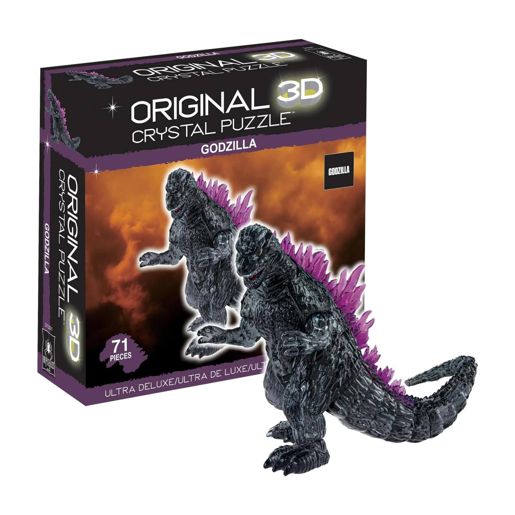 SXR 30 ORIGINAL 3D PUZZLE CRYSTAL GODZILLA GOOZILLA CRYSTAL ORIGINAL GODZILLA PUZZLE S 3D PIECES 71 ULTRA DELUXE/ULTRA DE LUXE