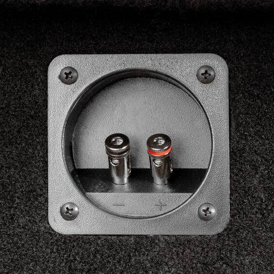 Alt View 4. NVX - BOOST Box Custom Fit 12" 800W RMS Loaded Sealed Subwoofer Enclosure for 2009-2018 Ford F-150 Extended Cab - Black.