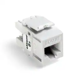 Leviton - eXtreme 6+ QuickPort Connector CAT 6 61110-RW6 - White