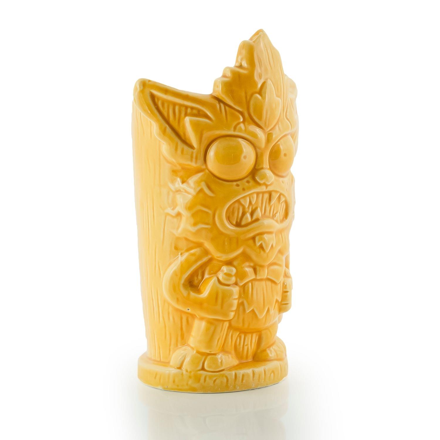 Alt View 1. ThinkGeek - Geeki Tikis Rick & Morty Squanchy Mug | Ceramic Tiki Style Cup | Holds 13 Ounces - Yellow.