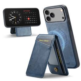 Dteck - Detachable Magnetic Wallet Case For Apple iPhone 17 Pro Max Shockproof Leather RFID Blocking Flip Kickstand Cover - Blue