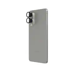 Front. ZAGG - InvisibleShield Glass Elite Anti-Reflective Lens Protector for Samsung Galaxy S25 Edge - Clear.
