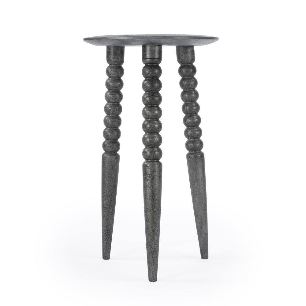 Back. Butler Specialty - Fluornoy Wood Side Table - Gray.