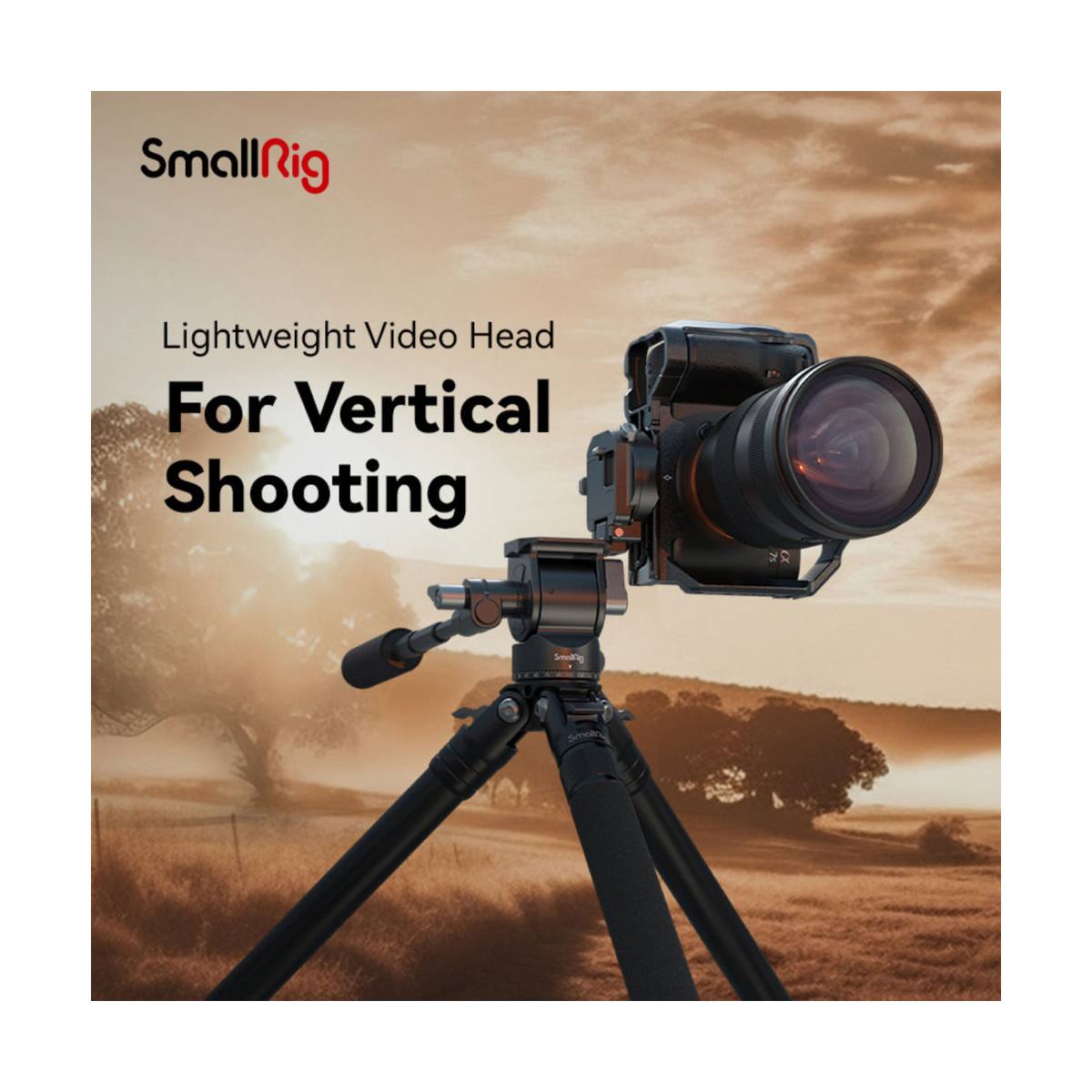 SmallRig Lightweight Video Head For Vertical Shooting