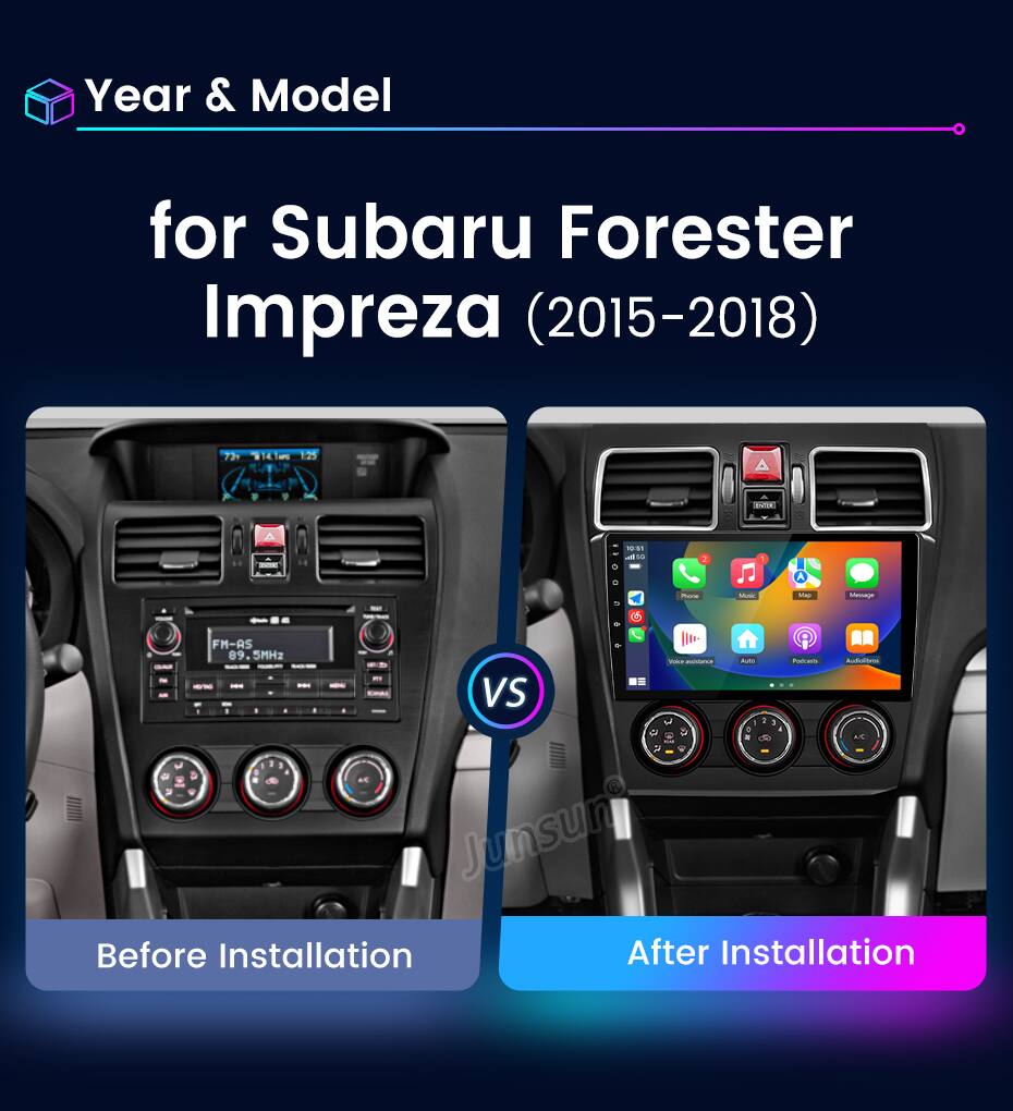 Year & Model for Subaru Forester Impreza (2015-2018)

Before Installation

After Installation
