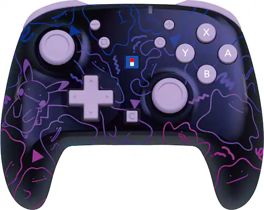 Front. Hori - Wireless HORIPAD Turbo (Ditto) for Nintendo Switch 2 - Purple.