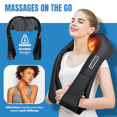 Pursonic 3D Shiatsu Heating Back and Neck Massager Pursonic 3D Shiatsu Heating Back and Neck Massager