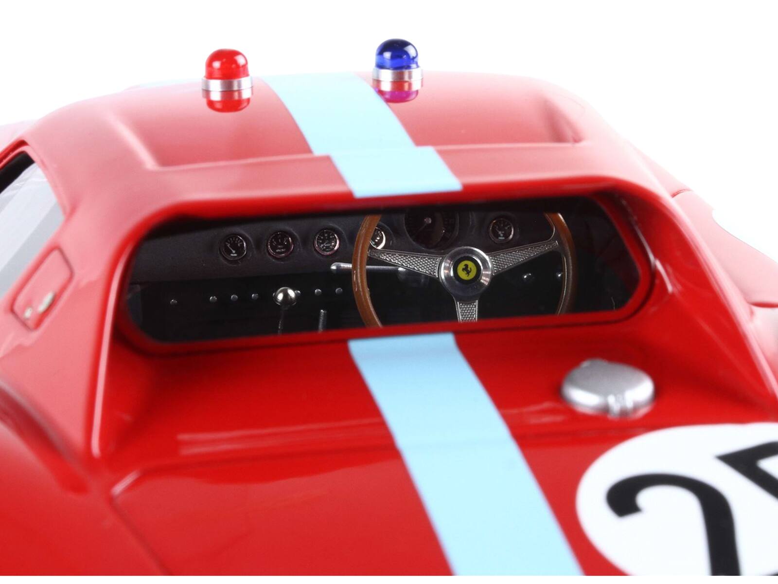 Alt View 2. BBR - Ferrari 250 GTO #25 "24 Hours of Le Mans" (1964) with DISPLAY CASE Limited Edition 1/18 Diecast Model Car by BBR.