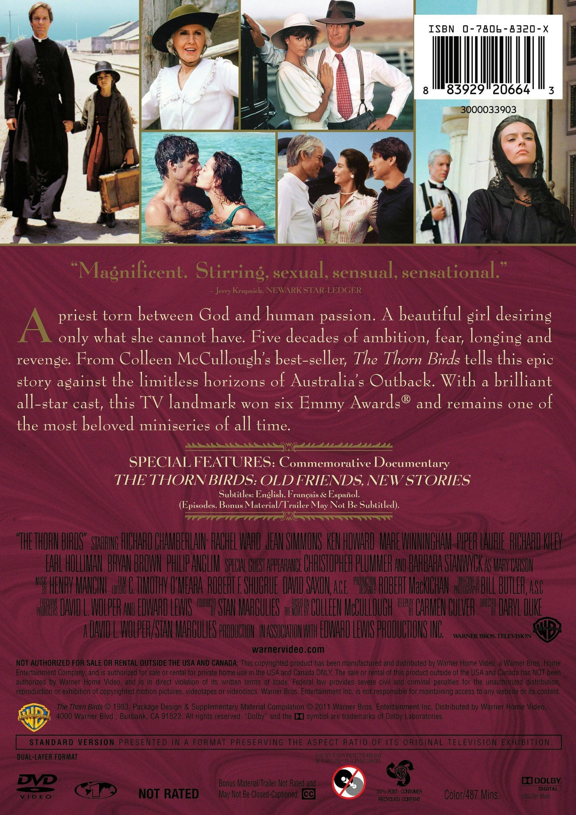 Angle. The Thorn Birds: The Complete Collection (Box Set) [DVD].