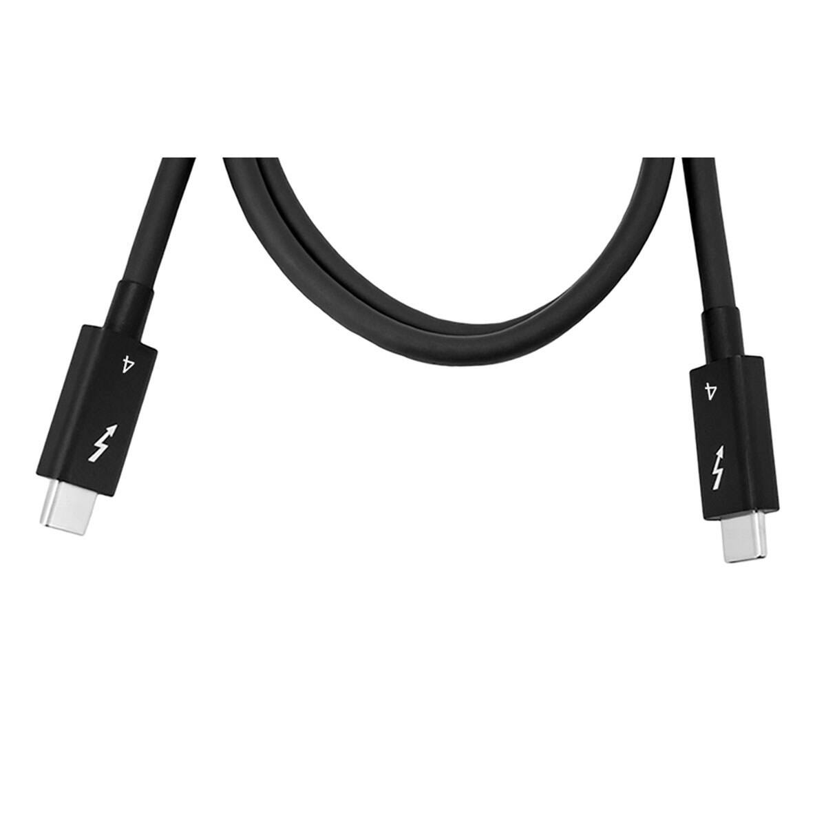 Alt View 1. CalDigit - CalDigit 2.6' 100W Thunderbolt 4 USB-C Cable, Black.