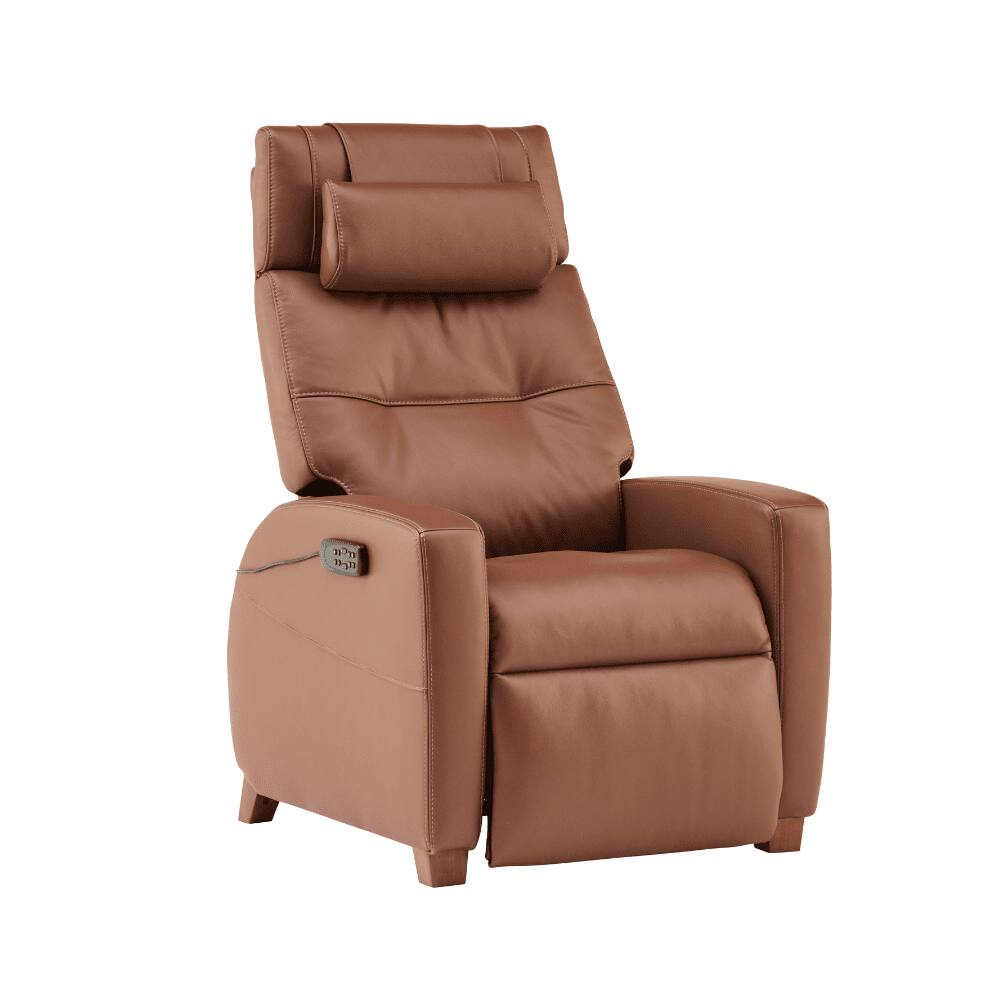 Human Touch - Vesta ZG Leather Zero Gravity Recliner with Heat & Vibration Massage - Chestnut price history on PriceWatchPro