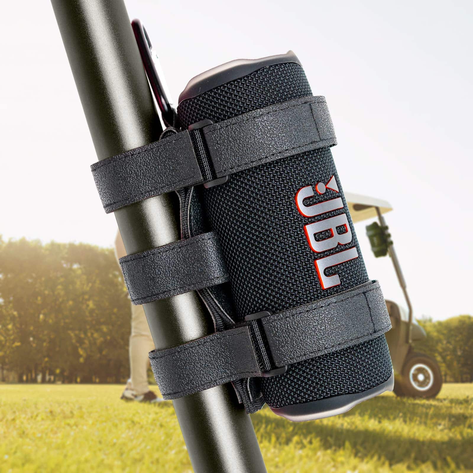 Cozy Serene - Big Portable Mount Large Speakers Circumference Waterproof Adjustable Strap Accessory Holder Fits Utv Golf Cart - Small