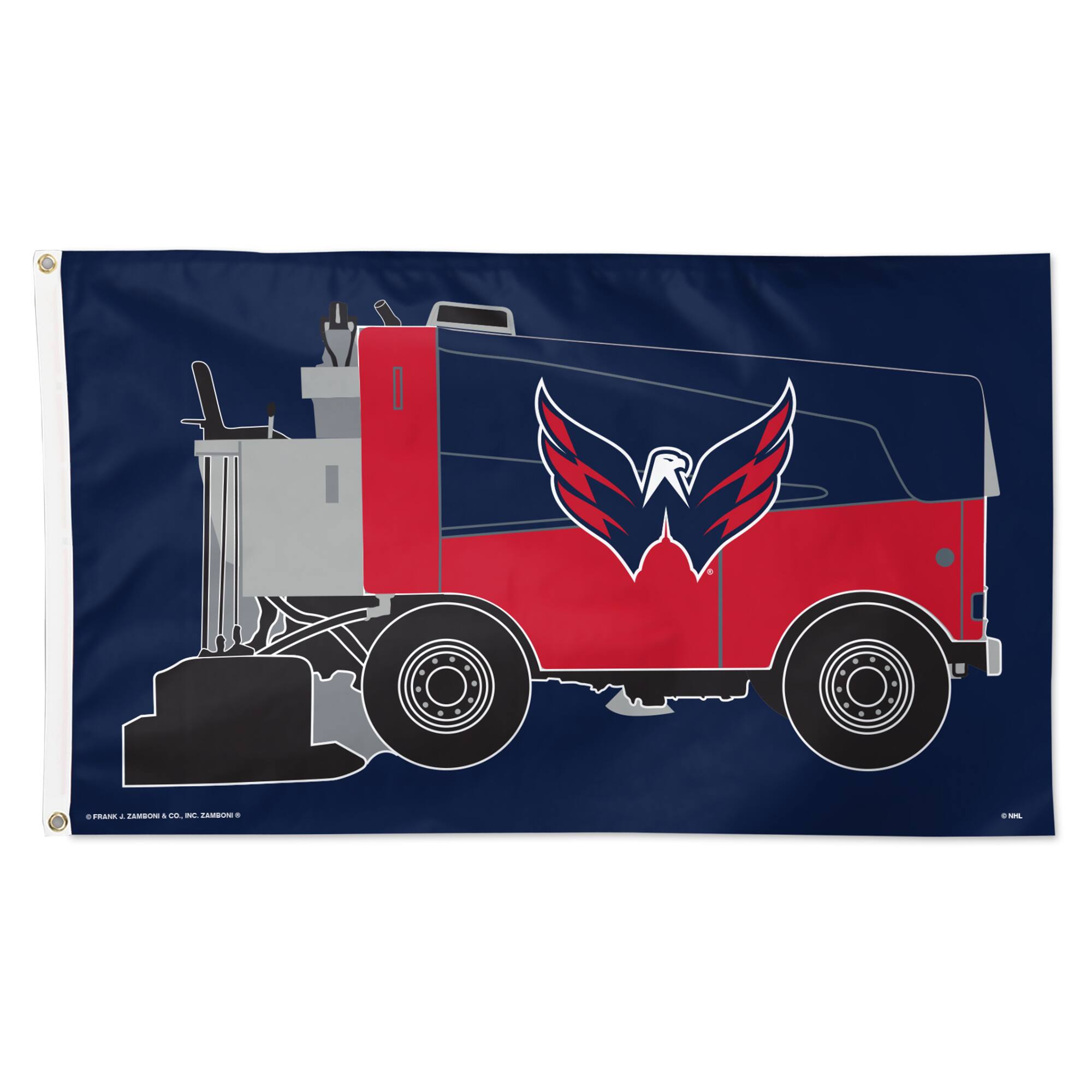 WinCraft - Washington Capitals 3' x 5' Single-Sided Deluxe Game Day Flag - Multicolor