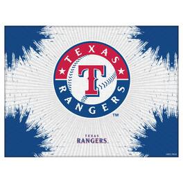 Holland Bar Stool Co. - Texas Rangers 15" x 20" Splash Canvas Wall Art - Multicolor
